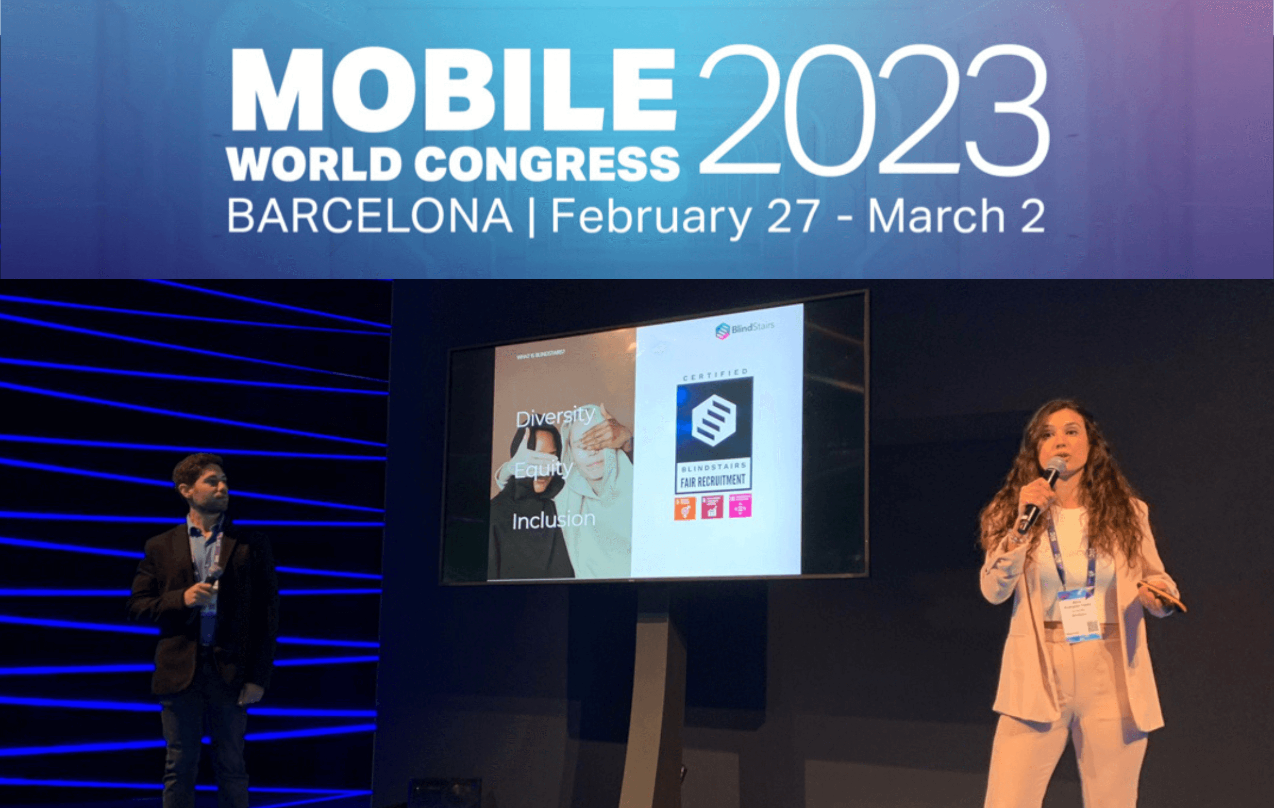 BlindStairs @ Mobile World Congress 2023